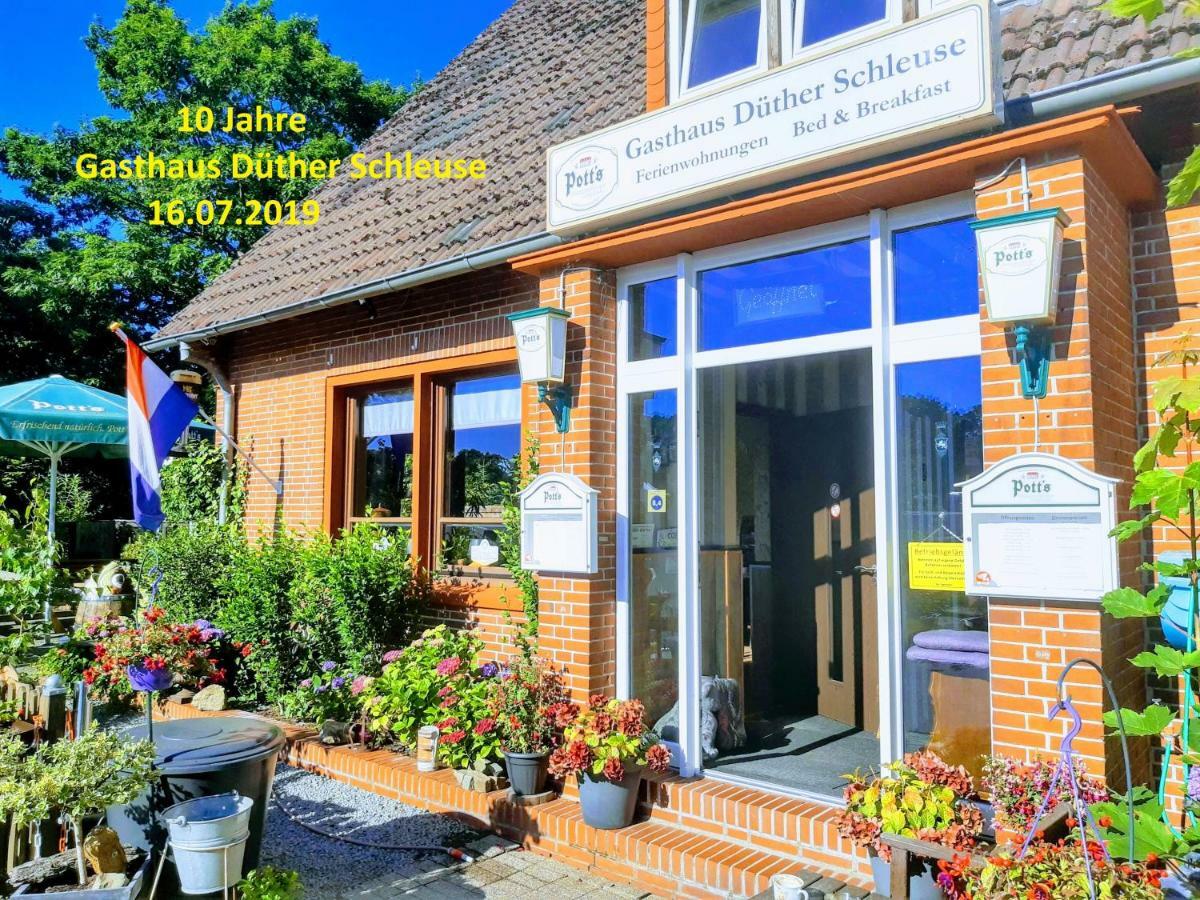 Gasthaus Duether Schleuse Duthe Luaran gambar